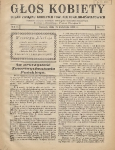 Głos Kobiety 1933.04.15 R.3 Nr7