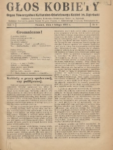 Głos Kobiety 1935.02.01 R.5 Nr2