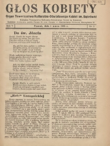 Głos Kobiety 1935.03.01 R.5 Nr3