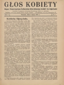 Głos Kobiety 1935.07.01 R.5 Nr7