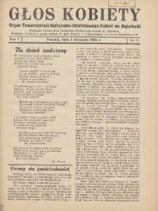 Głos Kobiety 1935.11.01 R.5 Nr11