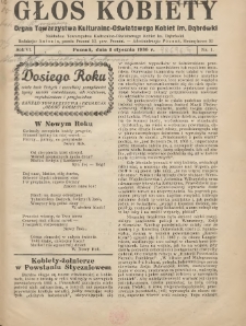Głos Kobiety 1936.01.01 R.6 Nr1