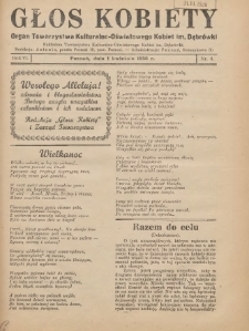 Głos Kobiety 1936.04.01 R.6 Nr4
