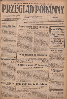 Przegląd Poranny: pismo niezależne i bezpartyjne 1928.01.15 R.8 Nr12