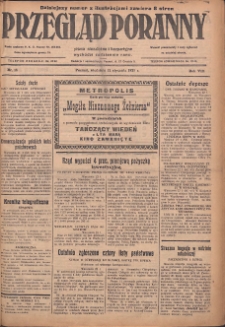 Przegląd Poranny: pismo niezależne i bezpartyjne 1928.01.22 R.8 Nr18