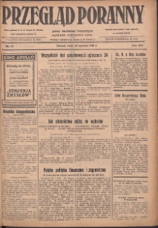 Przegląd Poranny: pismo niezależne i bezpartyjne 1928.01.25 R.8 Nr20