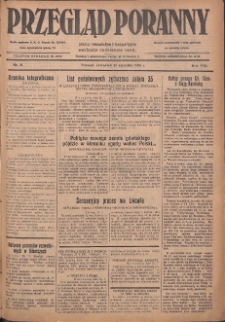 Przegląd Poranny: pismo niezależne i bezpartyjne 1928.01.26 R.8 Nr21