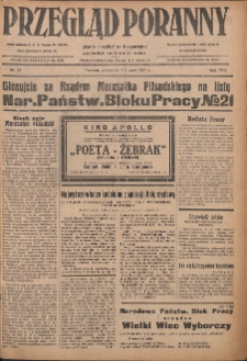 Przegląd Poranny: pismo niezależne i bezpartyjne 1928.02.09 R.8 Nr32