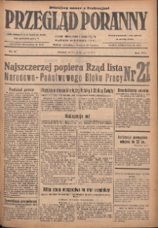Przegląd Poranny: pismo niezależne i bezpartyjne 1928.02.15 R.8 Nr37