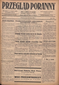 Przegląd Poranny: pismo niezależne i bezpartyjne 1928.02.17 R.8 Nr39