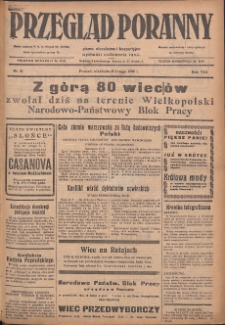 Przegląd Poranny: pismo niezależne i bezpartyjne 1928.02.19 R.8 Nr41