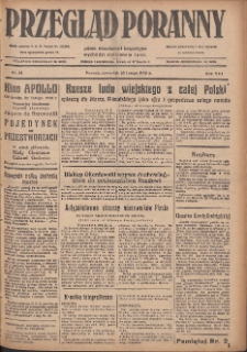 Przegląd Poranny: pismo niezależne i bezpartyjne 1928.02.23 R.8 Nr44