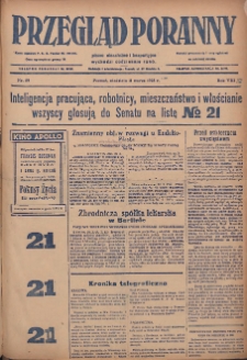 Przegląd Poranny: pismo niezależne i bezpartyjne 1928.03.11 R.8 Nr59