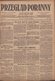 Przegląd Poranny: pismo niezależne i bezpartyjne 1928.03.17 R.8 Nr64