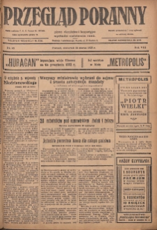 Przegląd Poranny: pismo niezależne i bezpartyjne 1928.03.22 R.8 Nr68
