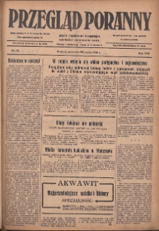 Przegląd Poranny: pismo niezależne i bezpartyjne 1928.03.29 R.8 Nr74
