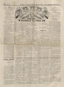 Zgoda : organ Związku Narodowego Polskiego w Stanach Zjednoczonych Północnej Ameryki. 1882.01.04 R.1 No.7