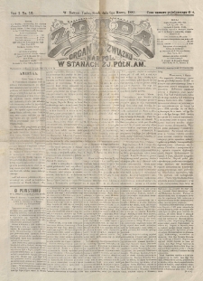 Zgoda : organ Związku Narodowego Polskiego w Stanach Zjednoczonych Północnej Ameryki. 1882.03.08 R.1 No.16