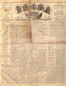 Zgoda : organ Związku Narodowego Polskiego w Stanach Zjednoczonych P&oacute;łnocnej Ameryki. 1884.03.12 R.3 No.1