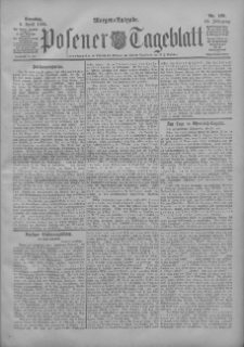 Posener Tageblatt 1905.04.09 Jg.44 Nr169