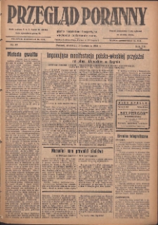 Przegląd Poranny: pismo niezależne i bezpartyjne 1928.04.15 R.8 Nr87
