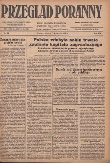 Przegląd Poranny: pismo niezależne i bezpartyjne 1928.04.17 R.8 Nr88