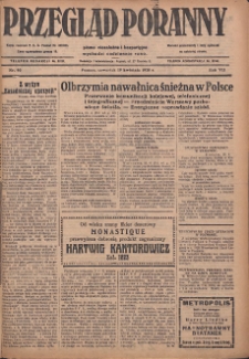 Przegląd Poranny: pismo niezależne i bezpartyjne 1928.04.19 R.8 Nr90