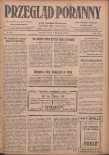 Przegląd Poranny: pismo niezależne i bezpartyjne 1928.04.21 R.8 Nr92
