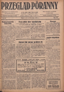 Przegląd Poranny: pismo niezależne i bezpartyjne 1928.04.28 R.8 Nr98