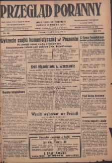 Przegląd Poranny: pismo niezależne i bezpartyjne 1928.05.01 R.8 Nr100