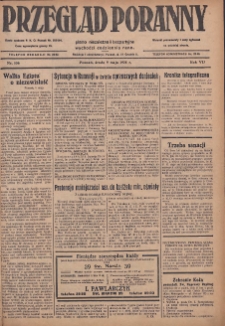 Przegląd Poranny: pismo niezależne i bezpartyjne 1928.05.09 R.8 Nr106