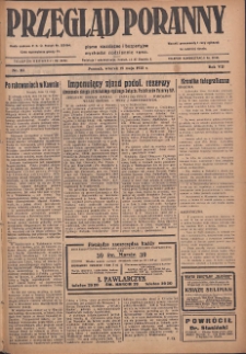 Przegląd Poranny: pismo niezależne i bezpartyjne 1928.05.15 R.8 Nr111