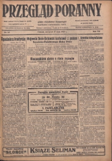 Przegląd Poranny: pismo niezależne i bezpartyjne 1928.05.17 R.8 Nr113