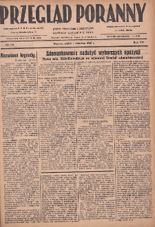 Przegląd Poranny: pismo niezależne i bezpartyjne 1928.06.01 R.8 Nr124