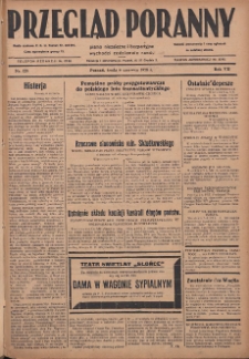 Przegląd Poranny: pismo niezależne i bezpartyjne 1928.06.06 R.8 Nr128