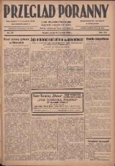 Przegląd Poranny: pismo niezależne i bezpartyjne 1928.06.13 R.8 Nr133
