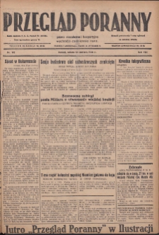 Przegląd Poranny: pismo niezależne i bezpartyjne 1928.06.23 R.8 Nr142