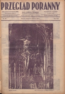 Przegląd Poranny: pismo niezależne i bezpartyjne 1928.06.24 R.8 Nr143
