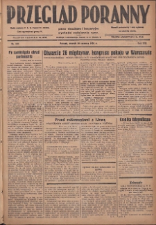 Przegląd Poranny: pismo niezależne i bezpartyjne 1928.06.26 R.8 Nr144