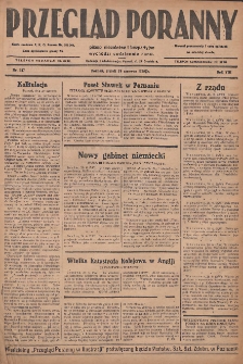 Przegląd Poranny: pismo niezależne i bezpartyjne 1928.06.29 R.8 Nr147
