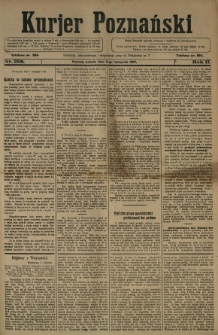 Kurier Poznański 1907.11.09 R.2 nr258