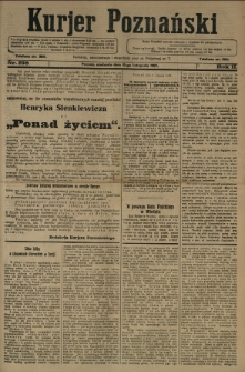 Kurier Poznański 1907.11.10 R.2 nr259