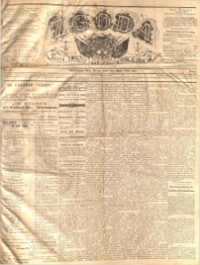 Zgoda : organ Związku Narodowego Polskiego w Stanach Zjednoczonych P&oacute;łnocnej Ameryki. 1886.05.19 R.5 No.10