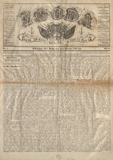 Zgoda : organ Związku Narodowego Polskiego w Stanach Zjednoczonych P&oacute;łnocnej Ameryki. 1887.01.12 R.6 No.2