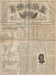 Zgoda : organ Związku Narodowego Polskiego w Stanach Zjednoczonych P&oacute;łnocnej Ameryki. 1887.01.19 R.6 No.3
