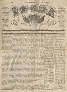 Zgoda : organ Związku Narodowego Polskiego w Stanach Zjednoczonych P&oacute;łnocnej Ameryki. 1887.01.26 R.6 No.4