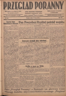 Przegląd Poranny: pismo niezależne i bezpartyjne 1928.07.21 R.8 Nr165