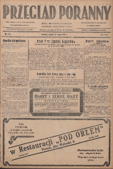 Przegląd Poranny: pismo niezależne i bezpartyjne 1928.07.27 R.8 Nr170