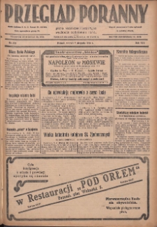Przegląd Poranny: pismo niezależne i bezpartyjne 1928.08.07 R.8 Nr179
