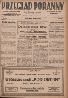 Przegląd Poranny: pismo niezależne i bezpartyjne 1928.08.21 R.8 Nr190